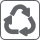 90% Recyclude Content Icon