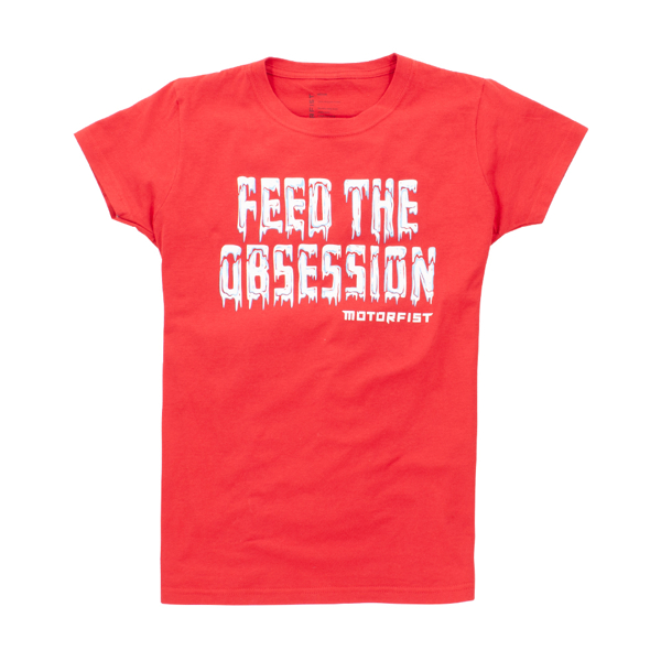 Ladies Feed the Obsession Red Tee